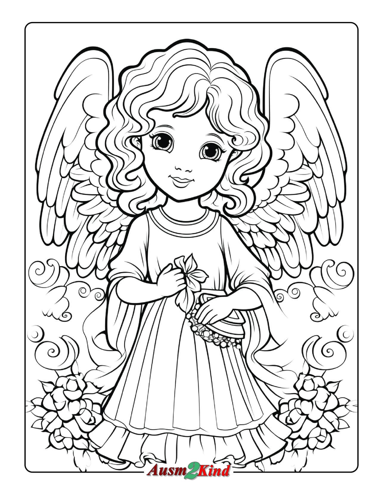 Engel Malvorlagen für Kinder