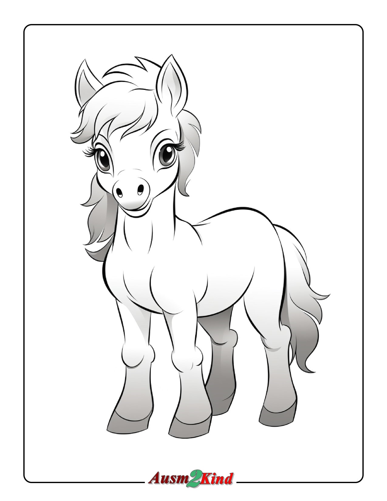 Pony Ausmalbilder PDF