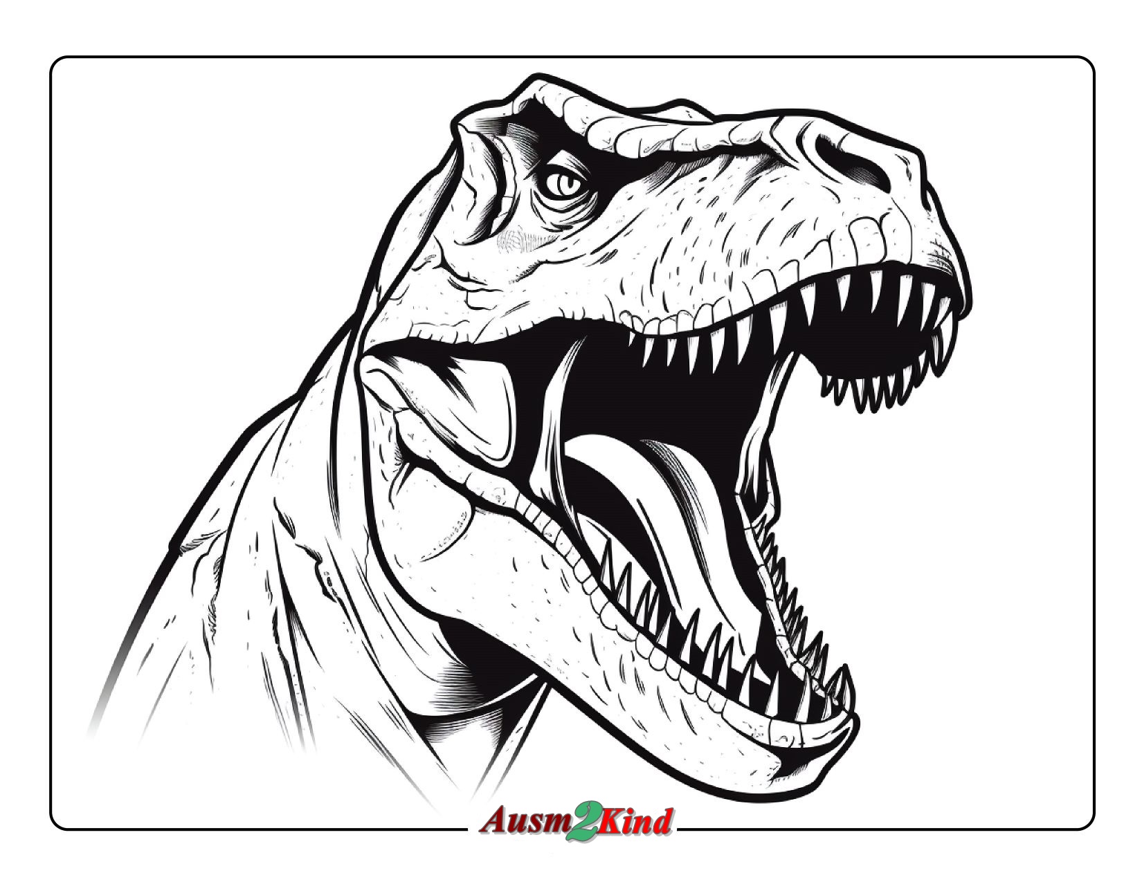 Ausmalbilder Dinosaurier Tyrannosaurus mit Tiere Malvorlagen
