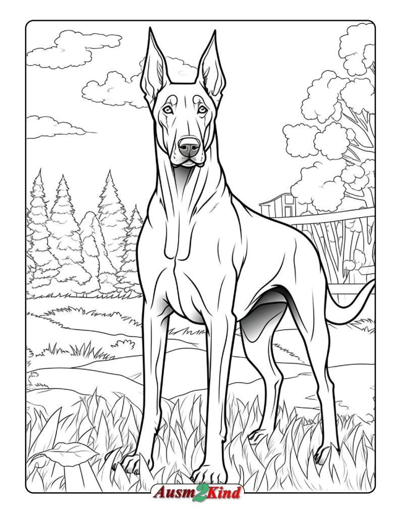 Ausmalbilder Hunde. 44 Stück Tiere Zeichnen Kostenlos als PDF