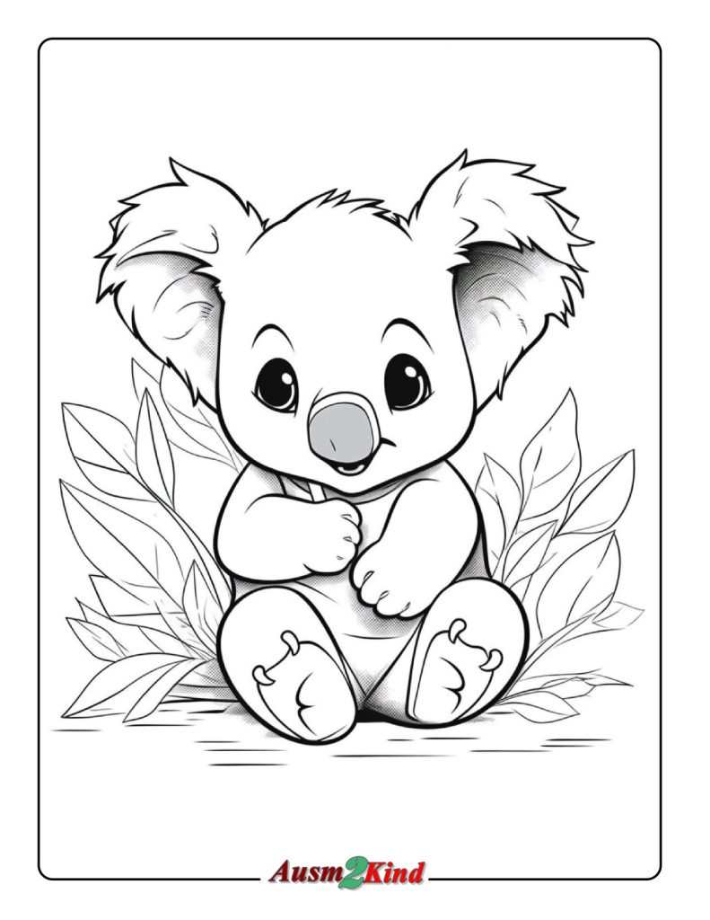 14 Einzigartige Ausmalbilder Koalas in hoher Qualität - Drucken