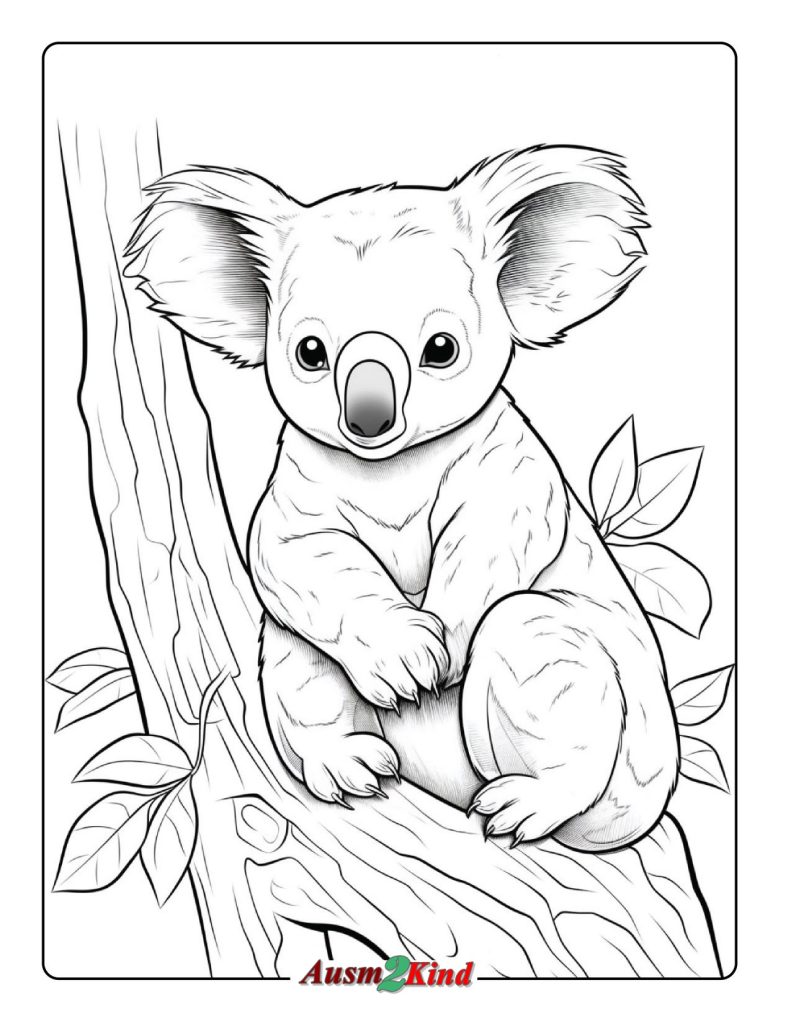 Koala Malvorlagen - Malvorlagen für Kinder und Erwachsene
