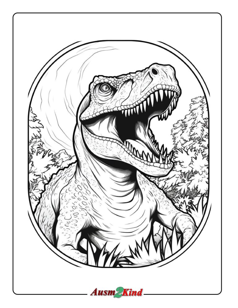 Ausmalbilder Dinosaurier. 60 Stück Malvorlagen – Tolle Sammlung