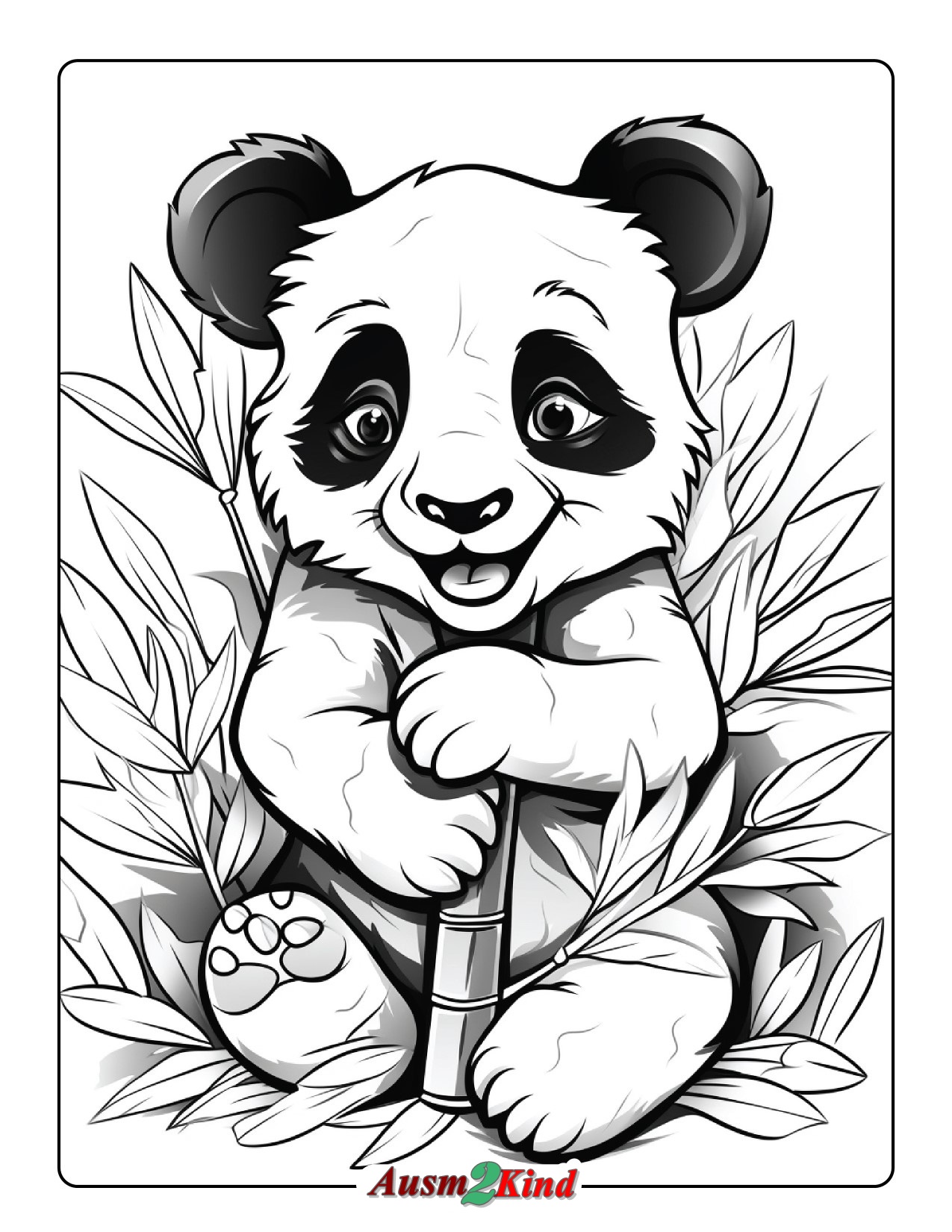 Panda Ausmalbilder Kostenlos zum Ausdrucken