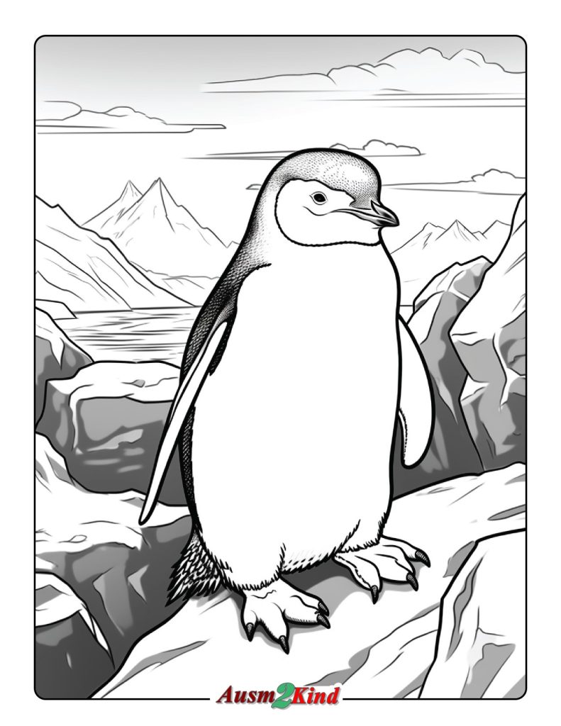 Ausmalbilder Pinguin. 28 Stück Malvorlagen Tiere - Drucken