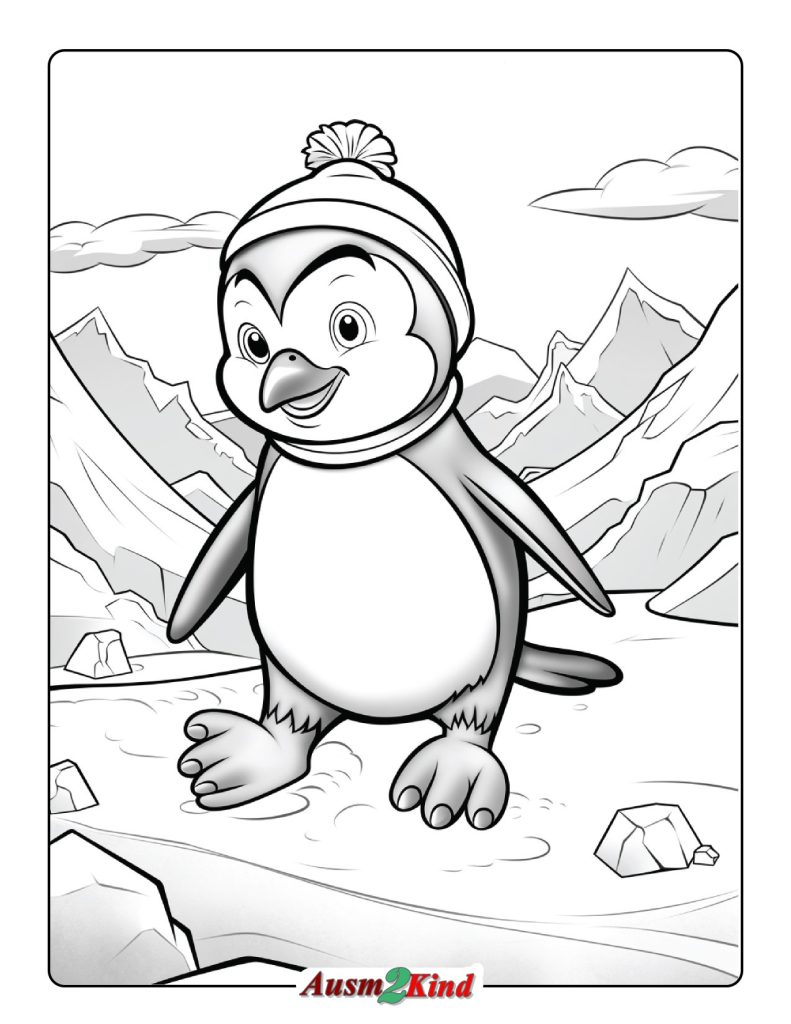 ausmalbilder pinguin pdf