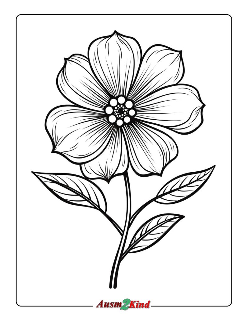 Ausmalbilder Tattoo Blumen Kostenlos als PDF