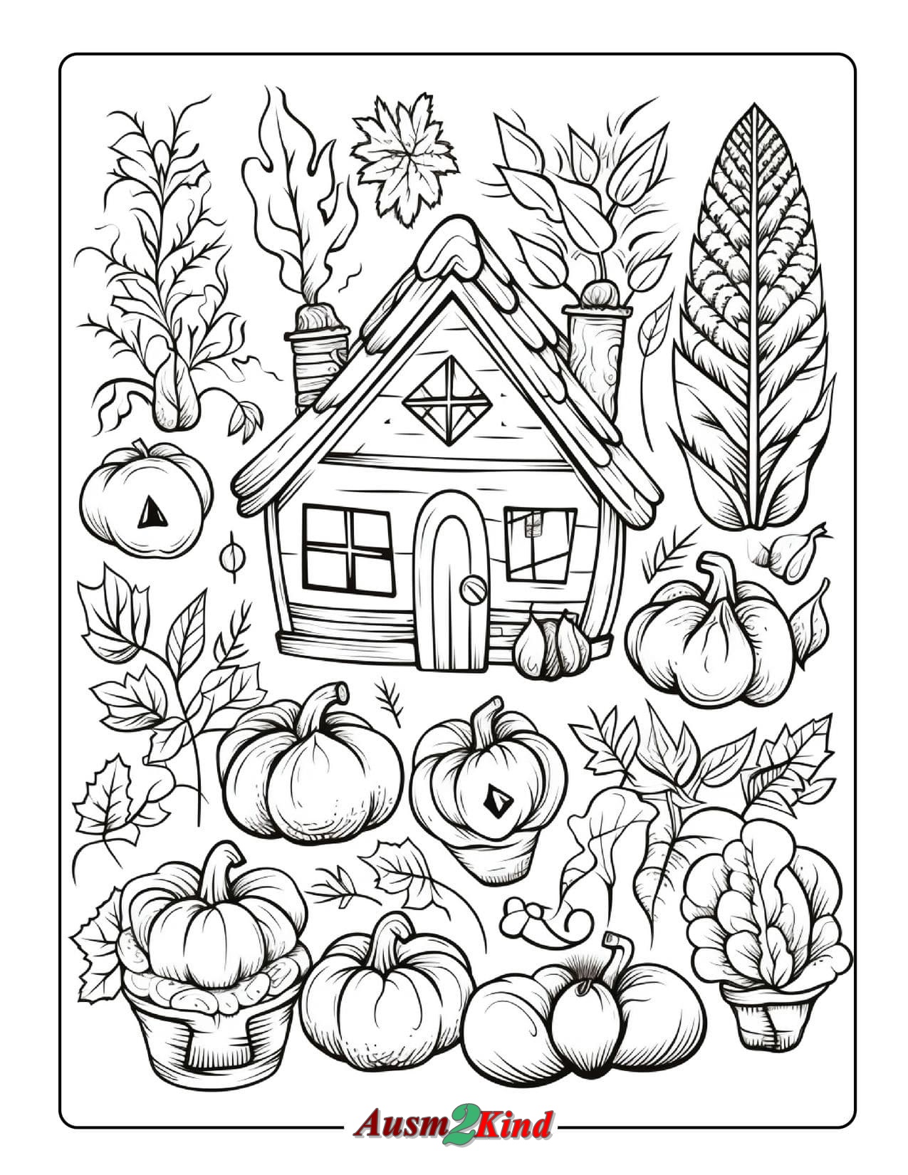 Ausmalbilder Herbst Kostenlos als PDF