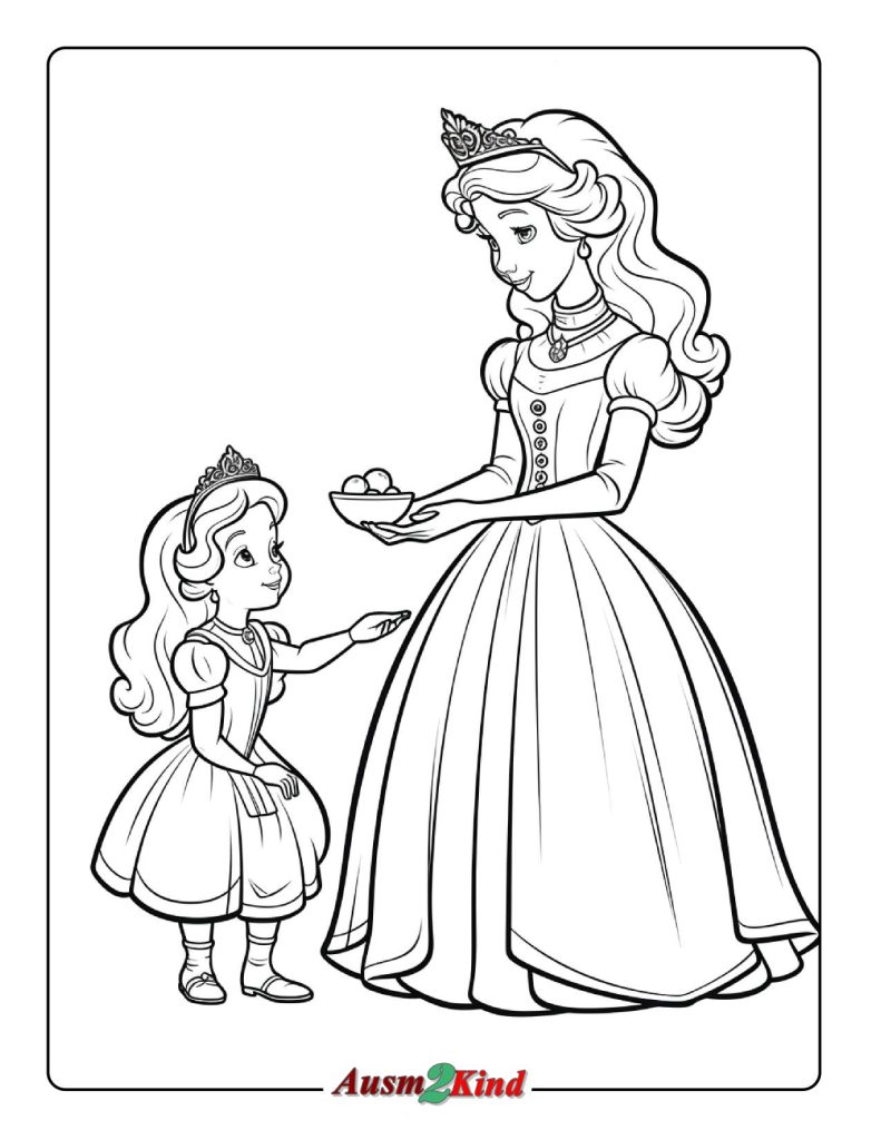 Prinzessin Ausmalbilder von Disney Kostenlos - Drucken