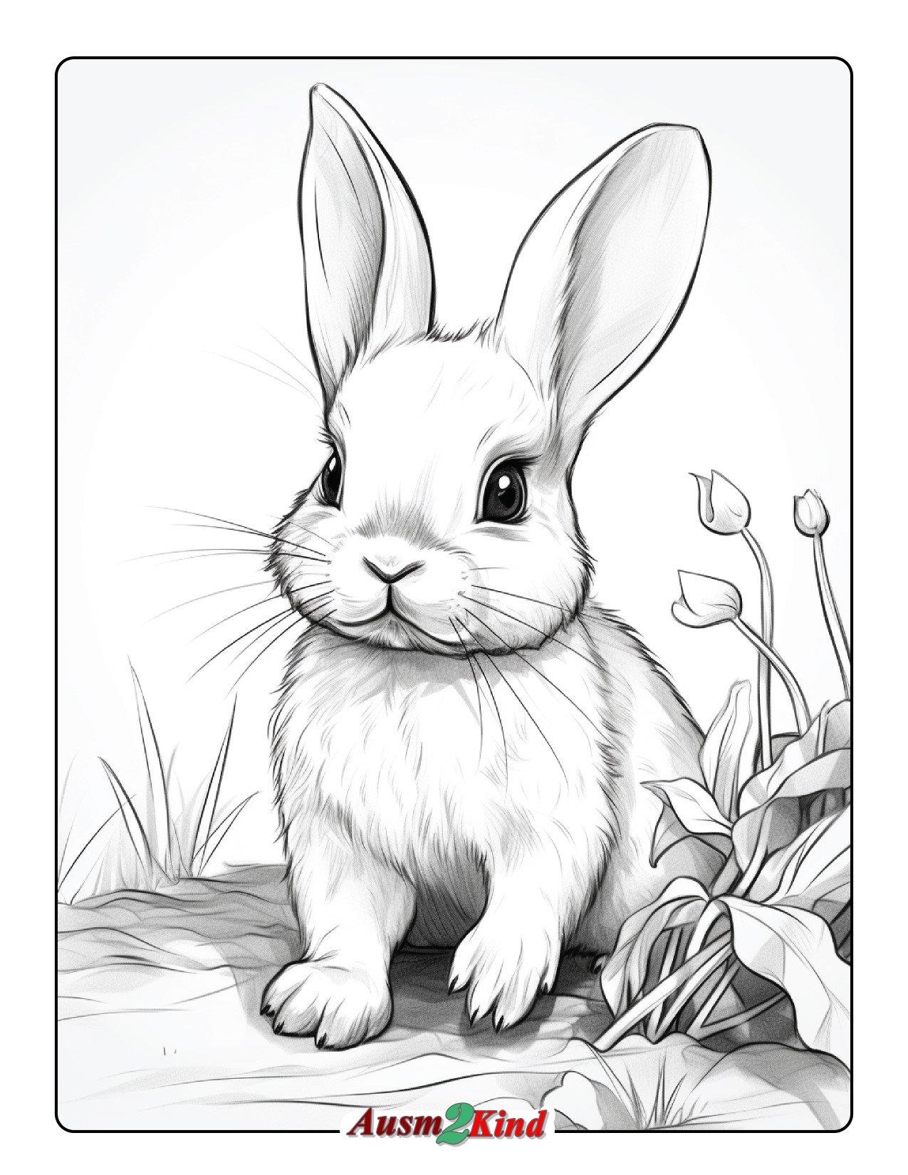 Ausmalbilder Hasen. 21 einzigartige Kaninchen von Tier Sammlung