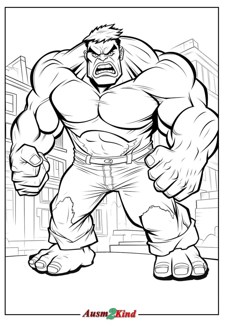 Ausmalbilder Hulk. Malvorlagen Marvel von Sammlung – 14 Bilder