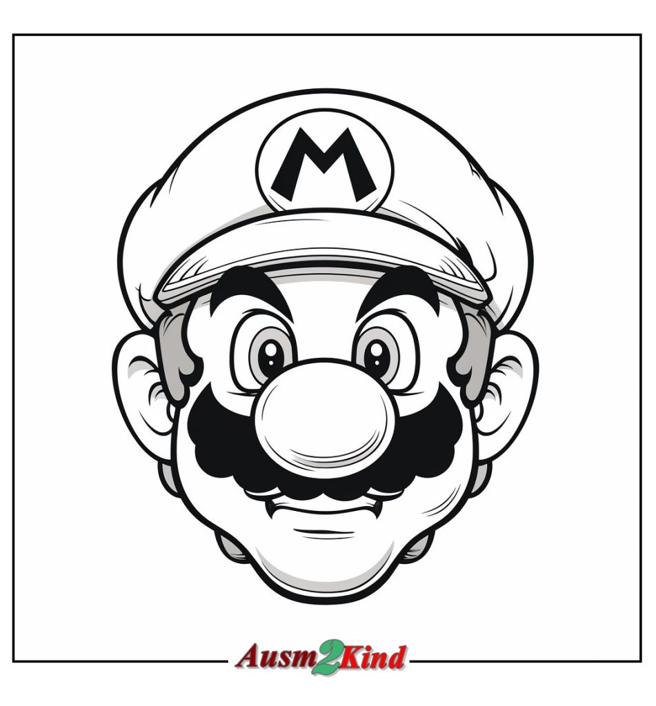 Ausmalbilder Mario zum Ausdrucken und Herunterladen