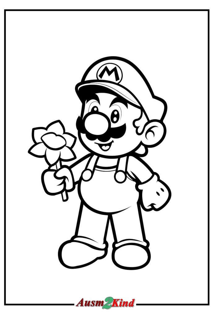Mario und Luigi Ausmalbild zum Ausdrucken