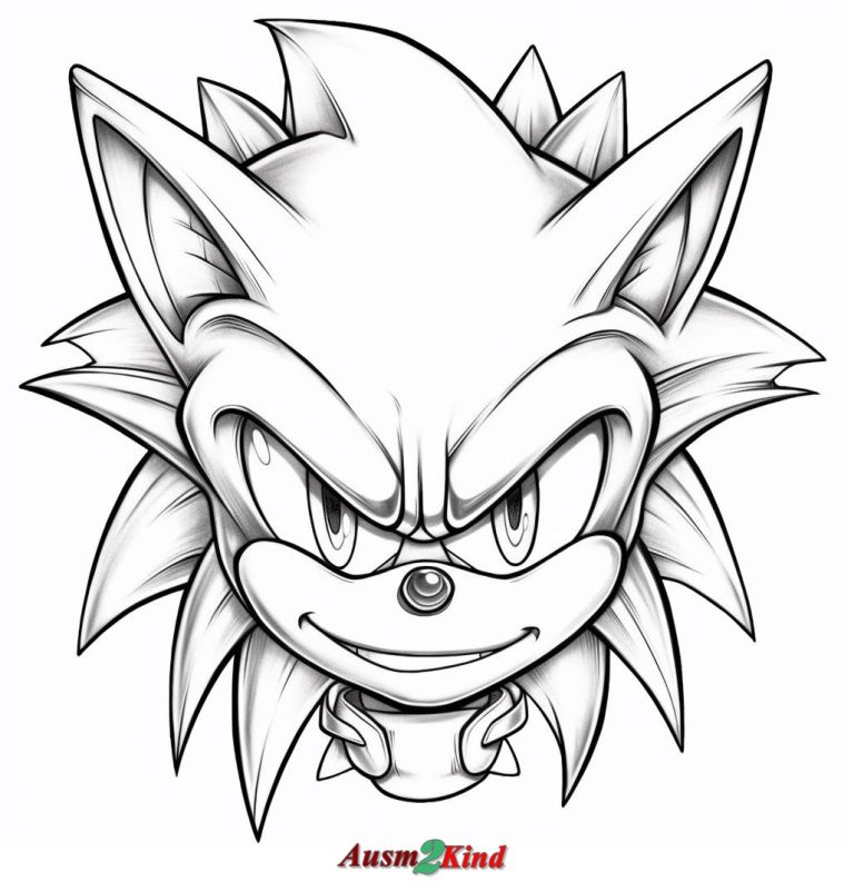 Ausmalbilder Sonic. 16 Einzigartige Malvorlagen Sonic the Hedgehog