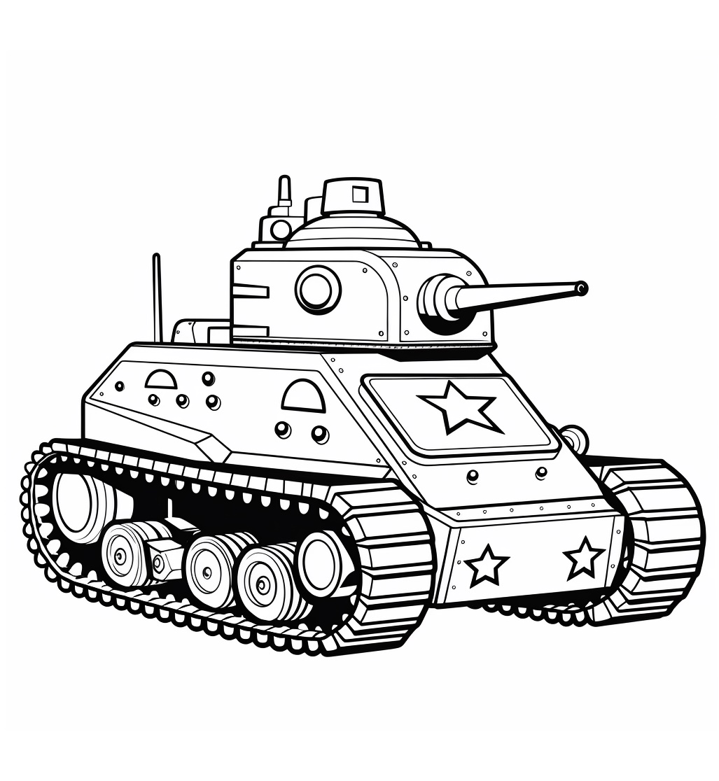 Historische Zweiter Weltkrieg Panzer Malvorlagen Kostenlos