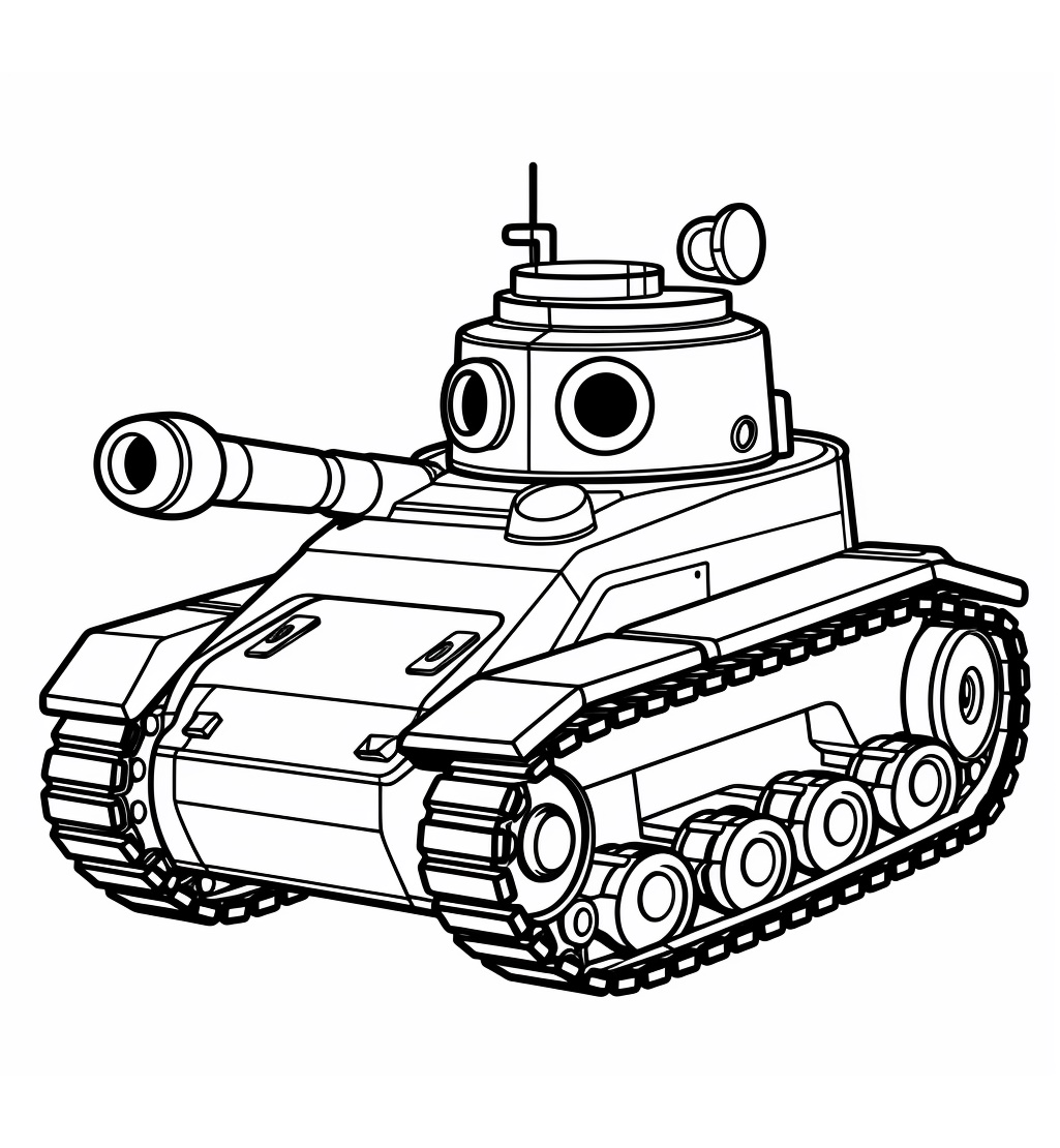 Panzer Malvorlagen Einfach