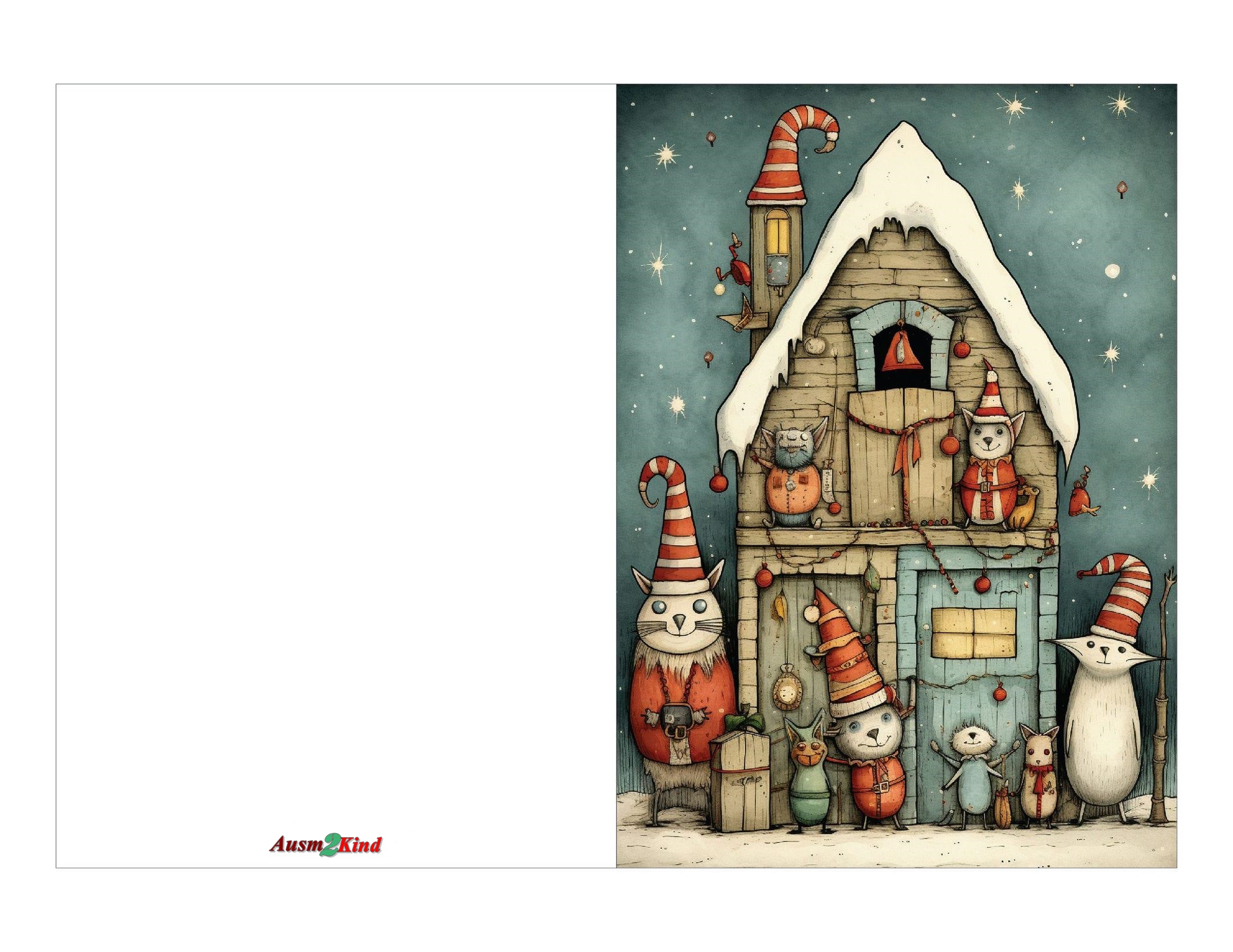 Weihnachtskarten Kostenlos zum Ausdrucken und Downloaden