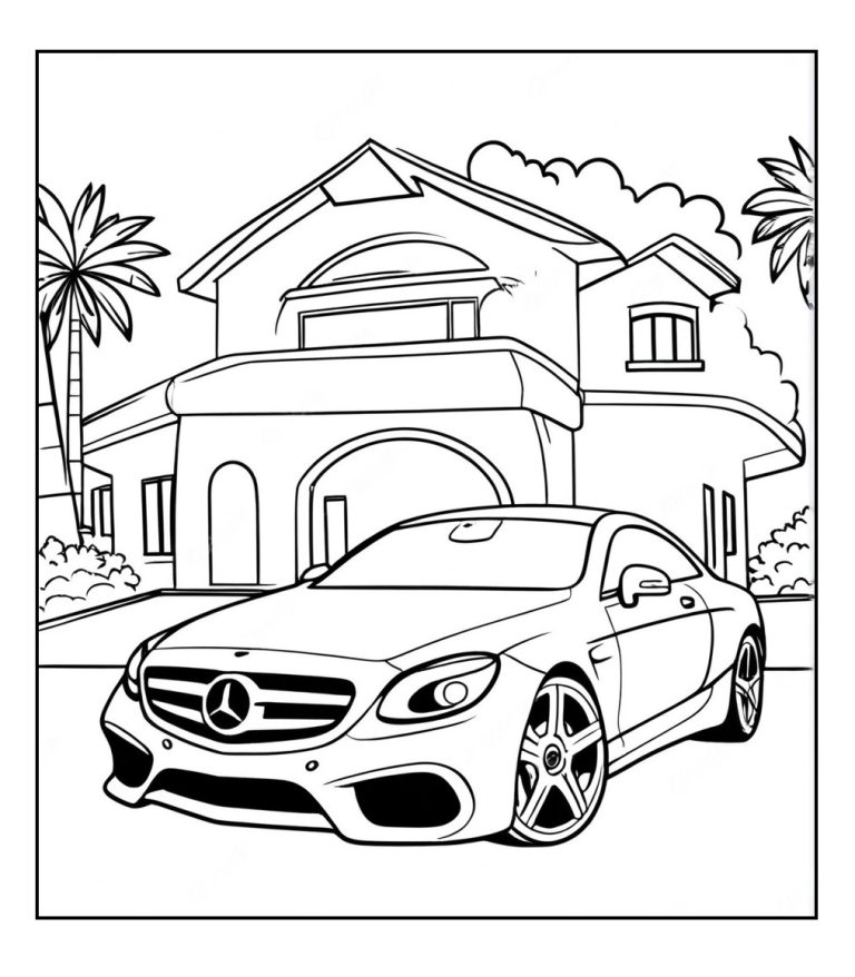 Ausmalbilder Mercedes – Malvorlagen Mercedes Kostenlos zum Ausdrucken