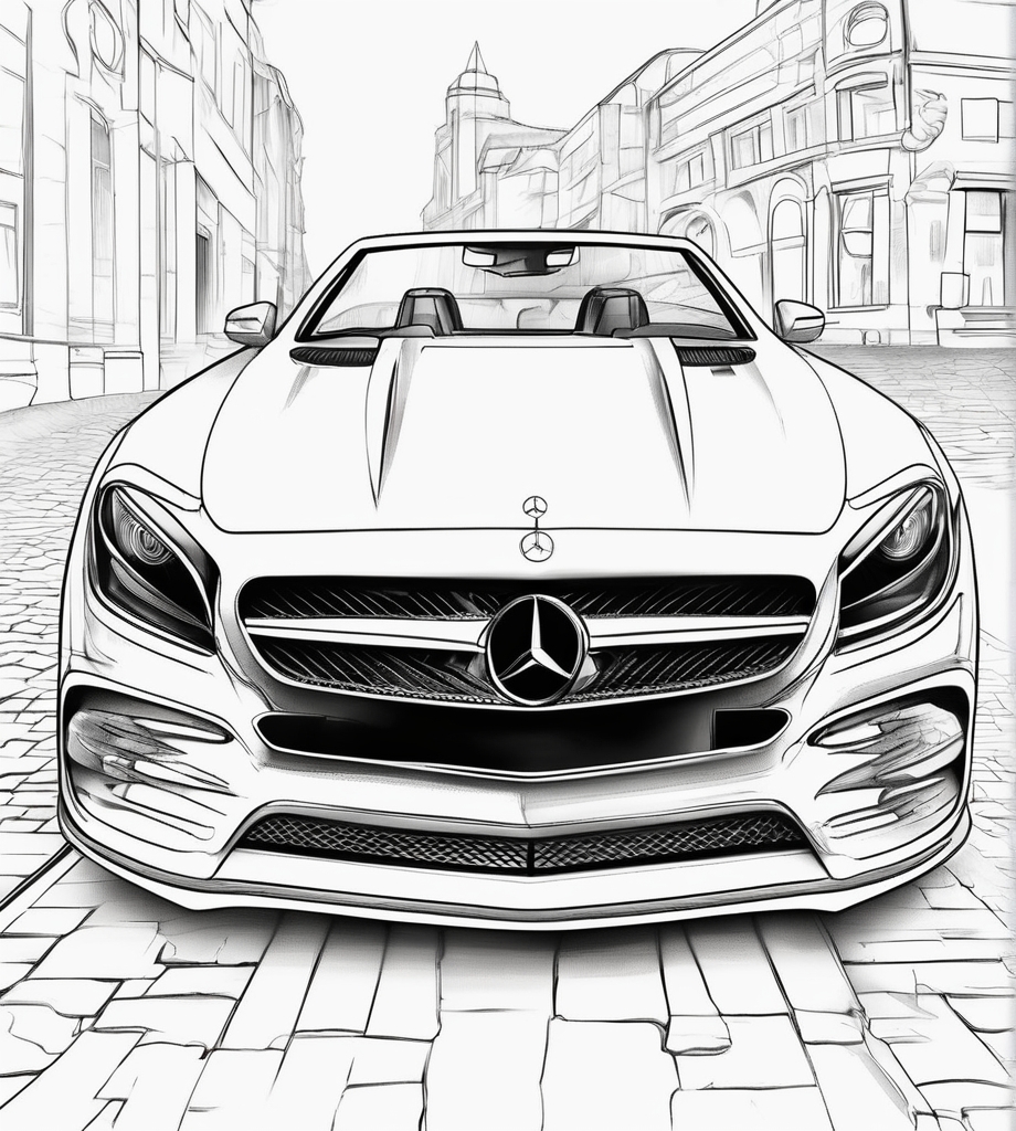 Einzigartige Mercedes Malvorlagen zum Ausdrucken