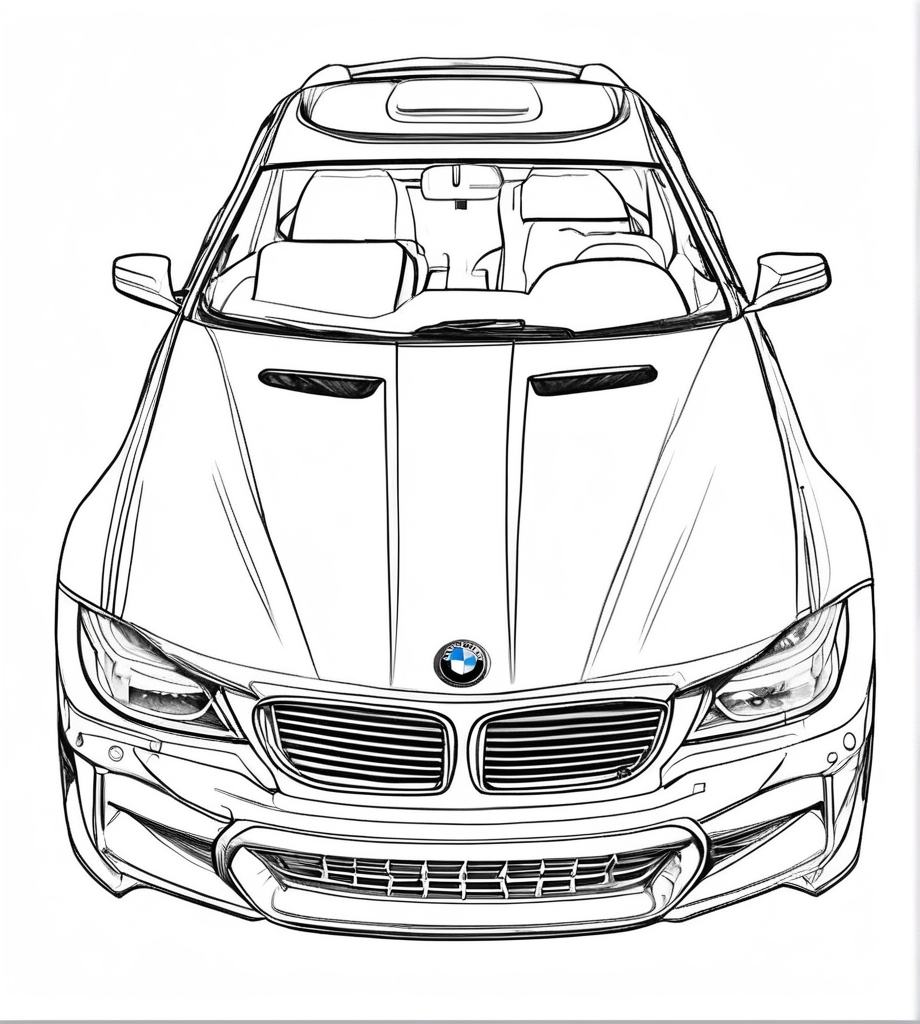 Luxury BMW Ausmalbilder Kostenlos zum Ausdrucken - Kostenlos
