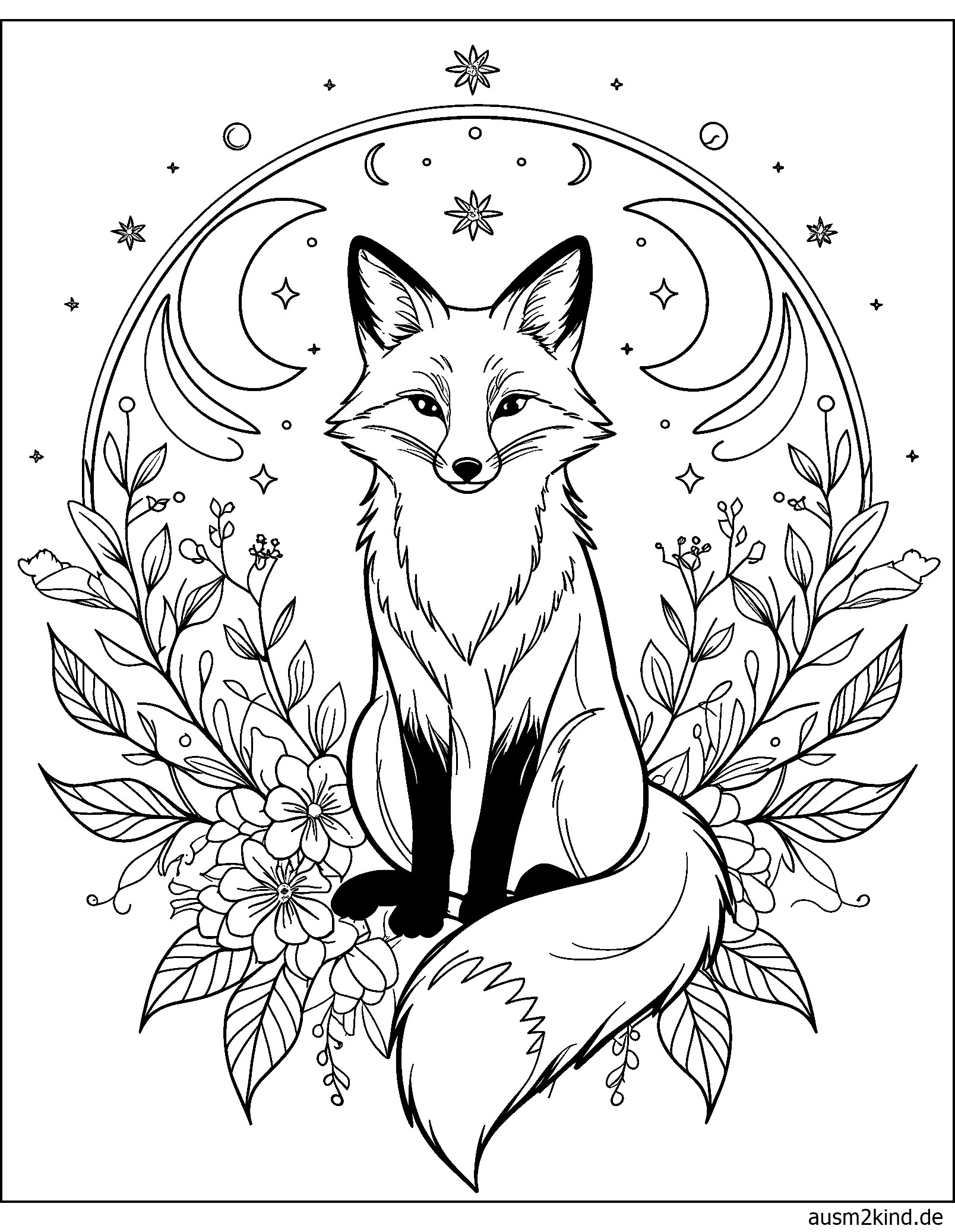 Tiere Mandala Ausmalbilder kostenlos herunterladen
